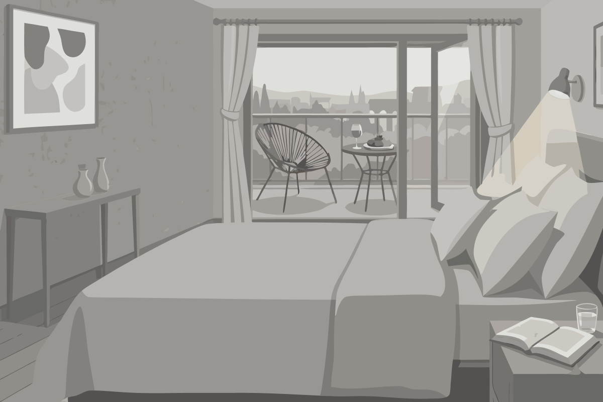 Habitación Doble con vistas al mar